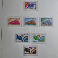 Collection timbres de France 1993-2002 neufs en album lux. Collection timbres de France 1993-2002 neufs en album lux.
