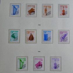 Collection timbres de France 1993-2002 neufs en album lux. Collection timbres de France 1993-2002 neufs en album lux.