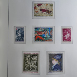 Collection timbres de France 1967-1992 neufs en album lux. Collection timbres de France 1967-1992 neufs en album lux.