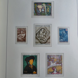 Collection timbres de France 1967-1992 neufs en album lux. Collection timbres de France 1967-1992 neufs en album lux.