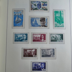 Collection timbres de France 1967-1992 neufs en album lux. Collection timbres de France 1967-1992 neufs en album lux.