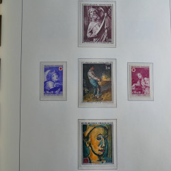 Collection timbres de France 1967-1992 neufs en album lux. Collection timbres de France 1967-1992 neufs en album lux.
