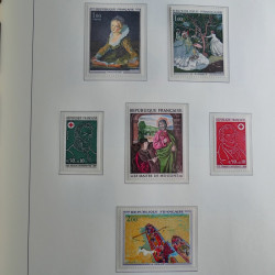 Collection timbres de France 1967-1992 neufs en album lux. Collection timbres de France 1967-1992 neufs en album lux.