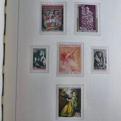 Collection timbres de France 1967-1992 neufs en album lux. Collection timbres de France 1967-1992 neufs en album lux.