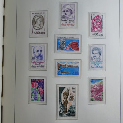 Collection timbres de France 1967-1992 neufs en album lux. Collection timbres de France 1967-1992 neufs en album lux.
