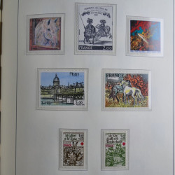 Collection timbres de France 1967-1992 neufs en album lux. Collection timbres de France 1967-1992 neufs en album lux.