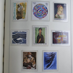 Collection timbres de France 1967-1992 neufs en album lux. Collection timbres de France 1967-1992 neufs en album lux.