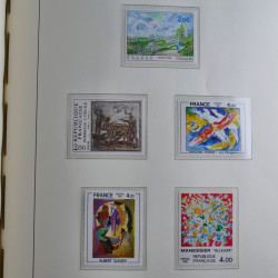 Collection timbres de France 1967-1992 neufs en album lux. Collection timbres de France 1967-1992 neufs en album lux.