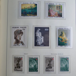 Collection timbres de France 1967-1992 neufs en album lux. Collection timbres de France 1967-1992 neufs en album lux.