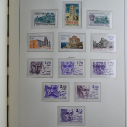 Collection timbres de France 1967-1992 neufs en album lux. Collection timbres de France 1967-1992 neufs en album lux.