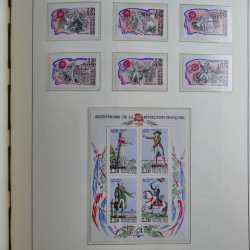 Collection timbres de France 1967-1992 neufs en album lux. Collection timbres de France 1967-1992 neufs en album lux.