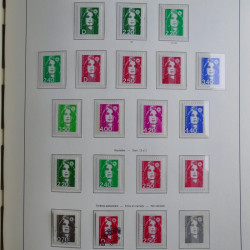 Collection timbres de France 1967-1992 neufs en album lux. Collection timbres de France 1967-1992 neufs en album lux.