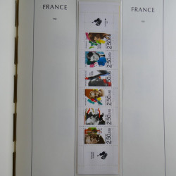 Collection timbres de France 1967-1992 neufs en album lux. Collection timbres de France 1967-1992 neufs en album lux.