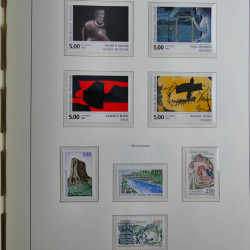 Collection timbres de France 1967-1992 neufs en album lux. Collection timbres de France 1967-1992 neufs en album lux.