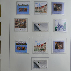 Collection timbres d'Allemagne Fédérale 2008-2015 neufs et oblitérés en album lux. Collection timbres d'Allemagne Fédérale 2008-2015 neufs et oblitérés en album lux.