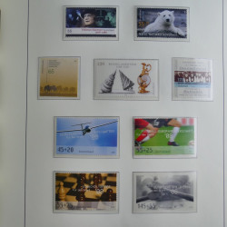 Collection timbres d'Allemagne Fédérale 2008-2015 neufs et oblitérés en album lux. Collection timbres d'Allemagne Fédérale 2008-2015 neufs et oblitérés en album lux.