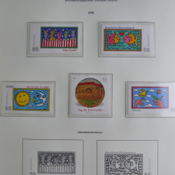 Collection timbres d'Allemagne Fédérale 2008-2015 neufs et oblitérés en album lux. Collection timbres d'Allemagne Fédérale 2008-2015 neufs et oblitérés en album lux.