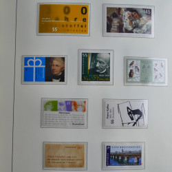 Collection timbres d'Allemagne Fédérale 2008-2015 neufs et oblitérés en album lux. Collection timbres d'Allemagne Fédérale 2008-2015 neufs et oblitérés en album lux.