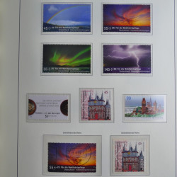 Collection timbres d'Allemagne Fédérale 2008-2015 neufs et oblitérés en album lux. Collection timbres d'Allemagne Fédérale 2008-2015 neufs et oblitérés en album lux.