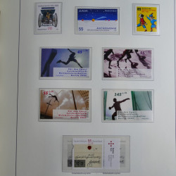 Collection timbres d'Allemagne Fédérale 2008-2015 neufs et oblitérés en album lux. Collection timbres d'Allemagne Fédérale 2008-2015 neufs et oblitérés en album lux.
