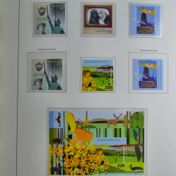 Collection timbres d'Allemagne Fédérale 2008-2015 neufs et oblitérés en album lux. Collection timbres d'Allemagne Fédérale 2008-2015 neufs et oblitérés en album lux.