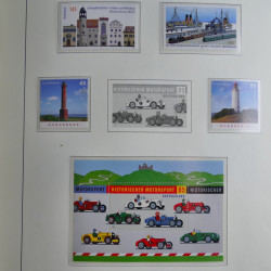 Collection timbres d'Allemagne Fédérale 2008-2015 neufs et oblitérés en album lux. Collection timbres d'Allemagne Fédérale 2008-2015 neufs et oblitérés en album lux.