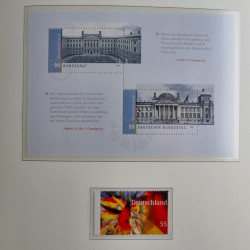 Collection timbres d'Allemagne Fédérale 2008-2015 neufs et oblitérés en album lux. Collection timbres d'Allemagne Fédérale 2008-2015 neufs et oblitérés en album lux.