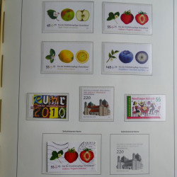 Collection timbres d'Allemagne Fédérale 2008-2015 neufs et oblitérés en album lux. Collection timbres d'Allemagne Fédérale 2008-2015 neufs et oblitérés en album lux.
