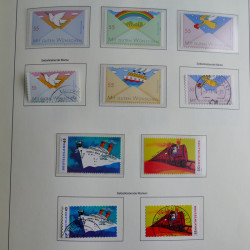 Collection timbres d'Allemagne Fédérale 2008-2015 neufs et oblitérés en album lux. Collection timbres d'Allemagne Fédérale 2008-2015 neufs et oblitérés en album lux.