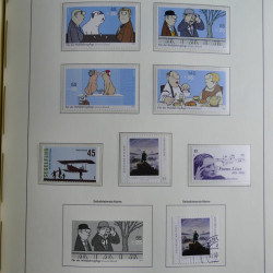 Collection timbres d'Allemagne Fédérale 2008-2015 neufs et oblitérés en album lux. Collection timbres d'Allemagne Fédérale 2008-2015 neufs et oblitérés en album lux.