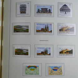 Collection timbres d'Allemagne Fédérale 2008-2015 neufs et oblitérés en album lux. Collection timbres d'Allemagne Fédérale 2008-2015 neufs et oblitérés en album lux.