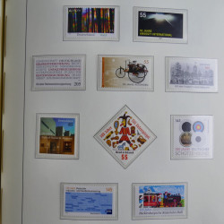 Collection timbres d'Allemagne Fédérale 2008-2015 neufs et oblitérés en album lux. Collection timbres d'Allemagne Fédérale 2008-2015 neufs et oblitérés en album lux.