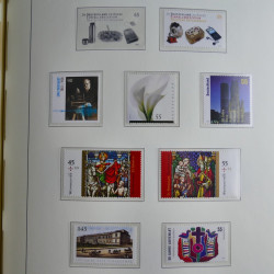 Collection timbres d'Allemagne Fédérale 2008-2015 neufs et oblitérés en album lux. Collection timbres d'Allemagne Fédérale 2008-2015 neufs et oblitérés en album lux.