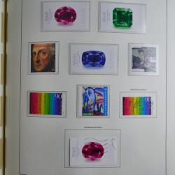 Collection timbres d'Allemagne Fédérale 2008-2015 neufs et oblitérés en album lux. Collection timbres d'Allemagne Fédérale 2008-2015 neufs et oblitérés en album lux.