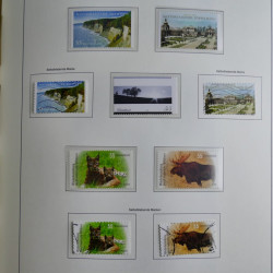 Collection timbres d'Allemagne Fédérale 2008-2015 neufs et oblitérés en album lux. Collection timbres d'Allemagne Fédérale 2008-2015 neufs et oblitérés en album lux.