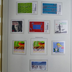 Collection timbres d'Allemagne Fédérale 2008-2015 neufs et oblitérés en album lux. Collection timbres d'Allemagne Fédérale 2008-2015 neufs et oblitérés en album lux.