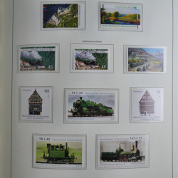 Collection timbres d'Allemagne Fédérale 2008-2015 neufs et oblitérés en album lux. Collection timbres d'Allemagne Fédérale 2008-2015 neufs et oblitérés en album lux.