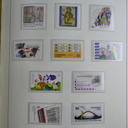 Collection timbres d'Allemagne Fédérale 2008-2015 neufs et oblitérés en album lux. Collection timbres d'Allemagne Fédérale 2008-2015 neufs et oblitérés en album lux.