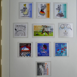 Collection timbres d'Allemagne Fédérale 2008-2015 neufs et oblitérés en album lux. Collection timbres d'Allemagne Fédérale 2008-2015 neufs et oblitérés en album lux.