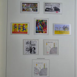 Collection timbres d'Allemagne Fédérale 2008-2015 neufs et oblitérés en album lux. Collection timbres d'Allemagne Fédérale 2008-2015 neufs et oblitérés en album lux.
