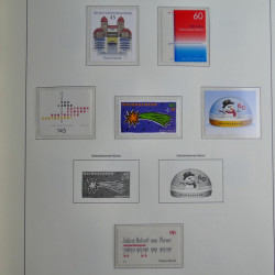 Collection timbres d'Allemagne Fédérale 2008-2015 neufs et oblitérés en album lux. Collection timbres d'Allemagne Fédérale 2008-2015 neufs et oblitérés en album lux.