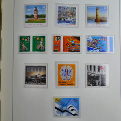 Collection timbres d'Allemagne Fédérale 2008-2015 neufs et oblitérés en album lux. Collection timbres d'Allemagne Fédérale 2008-2015 neufs et oblitérés en album lux.