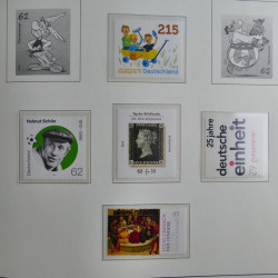 Collection timbres d'Allemagne Fédérale 2008-2015 neufs et oblitérés en album lux. Collection timbres d'Allemagne Fédérale 2008-2015 neufs et oblitérés en album lux.