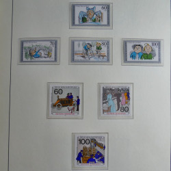 Collection timbres d'Allemagne Fédérale 1990-2007 neufs et oblitérés en album lux. Collection timbres d'Allemagne Fédérale 1990-2007 neufs et oblitérés en album lux.