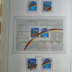 Collection timbres d'Allemagne Fédérale 1990-2007 neufs et oblitérés en album lux. Collection timbres d'Allemagne Fédérale 1990-2007 neufs et oblitérés en album lux.