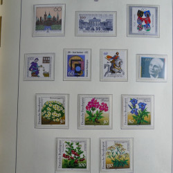 Collection timbres d'Allemagne Fédérale 1990-2007 neufs et oblitérés en album lux. Collection timbres d'Allemagne Fédérale 1990-2007 neufs et oblitérés en album lux.