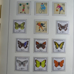 Collection timbres d'Allemagne Fédérale 1990-2007 neufs et oblitérés en album lux. Collection timbres d'Allemagne Fédérale 1990-2007 neufs et oblitérés en album lux.