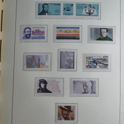 Collection timbres d'Allemagne Fédérale 1990-2007 neufs et oblitérés en album lux. Collection timbres d'Allemagne Fédérale 1990-2007 neufs et oblitérés en album lux.