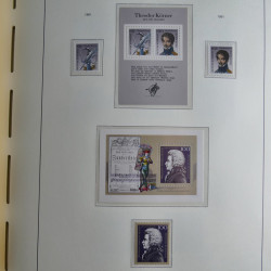 Collection timbres d'Allemagne Fédérale 1990-2007 neufs et oblitérés en album lux. Collection timbres d'Allemagne Fédérale 1990-2007 neufs et oblitérés en album lux.