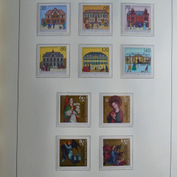 Collection timbres d'Allemagne Fédérale 1990-2007 neufs et oblitérés en album lux. Collection timbres d'Allemagne Fédérale 1990-2007 neufs et oblitérés en album lux.